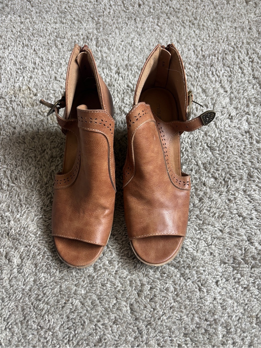 Tan Leather Heels